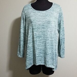 NWT Vessos Blue Long Sleeve Tee Shirt (XL)